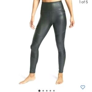 Athlete Inclination Moto Shimmer Tight